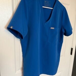 Figs Catarina Women’s scrub top royal blue Large